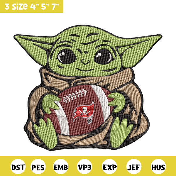 Baby Yoda Tampa Bay Buccaneers embroidery design, Tampa Bay Buccaneers embroidery, NFL embroidery, sport embroidery..jpg