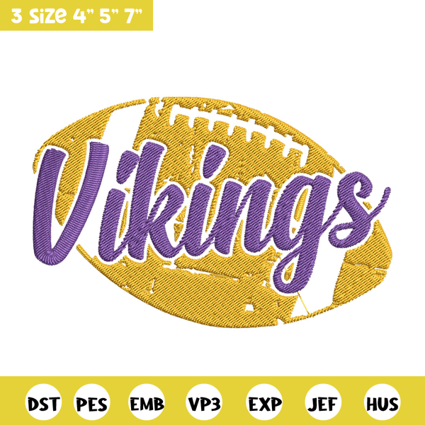 Ball Minnesota Vikings embroidery design, Vikings embroidery, NFL embroidery, Logo sport embroidery, embroidery design..jpg