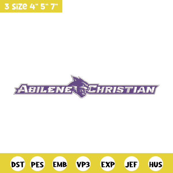 Abilene Christian logo embroidery design, NCAA embroidery, Sport embroidery, logo sport embroidery, Embroidery design..jpg