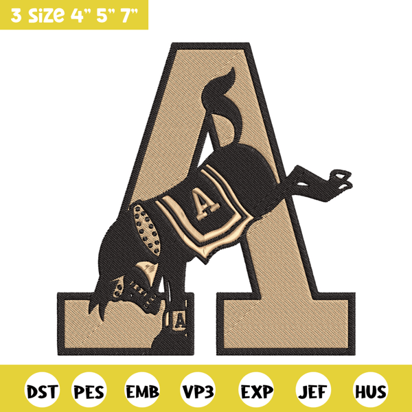 Army Black Knights logo embroidery design, NCAA embroidery, Sport embroidery, Logo sport embroidery,Embroidery design.jpg