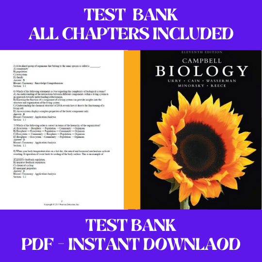 Campbell Biology 11th Edition Urry Test Bank  All Chapters Included (1).png