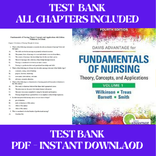 Test Bank For Fundamentals Theory Concepts of Nursing (Vol 1) 4th Edition Wilkinson All Chapters Included (1).png