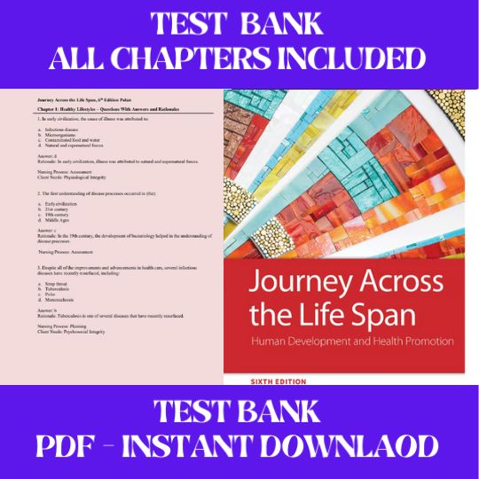 Test Bank Journey Across The Life Span Human Development and Health Promotion, 6th Edition Polan .png