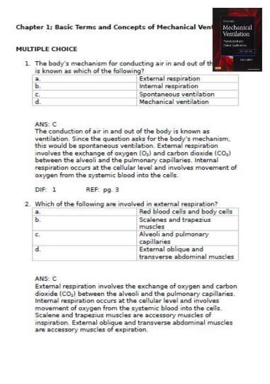 Test Bank Pilbeam's Mechanical Ventilation Physiological and Clinical Application.png