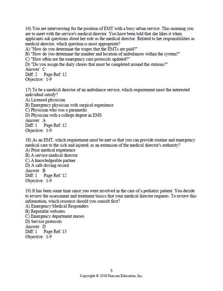 Latest 2023 Prehospital Emergency Care 11th Edition by Joseph Mistovich Test Bank  All Chapters Included (6).JPG