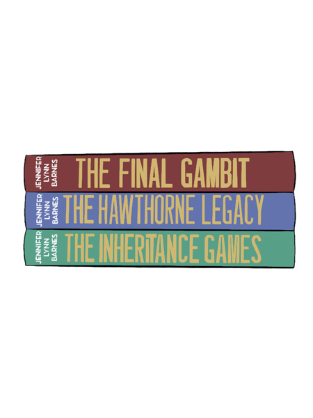 the inheritance games series book stack.png