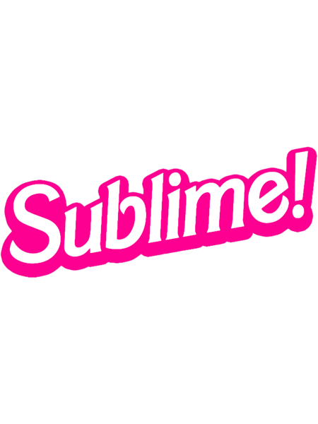 Sublime! - Barbie black background.png