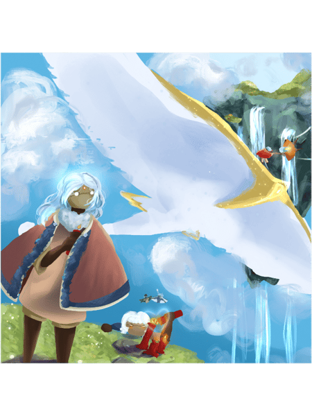 Sky Children of the light - Skykid with manta.png