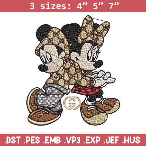 Couple gucci mouse Embroidery Design, Gucci Embroidery, Embroidery File, Logo shirt,Sport Embroidery, Digital download.jpg