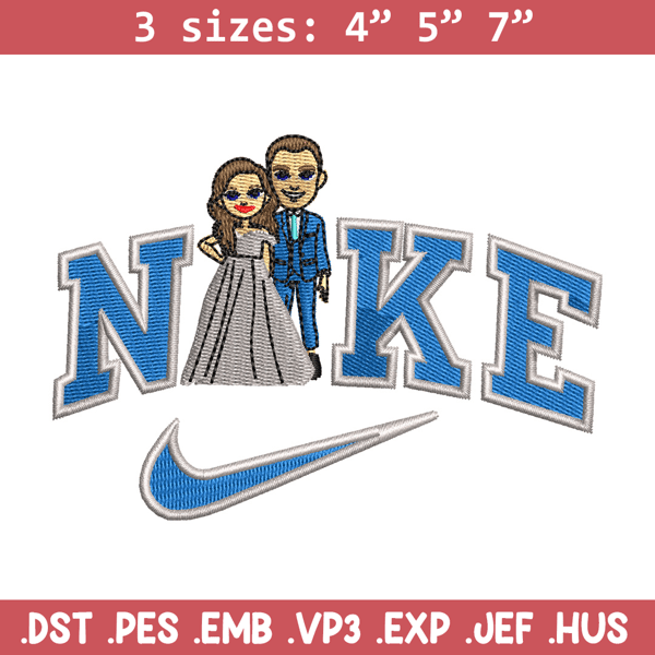 Couple x nike embroidery design, Couple embroidery, Nike design, Embroidery shirt, Embroidery file, Digital download.jpg