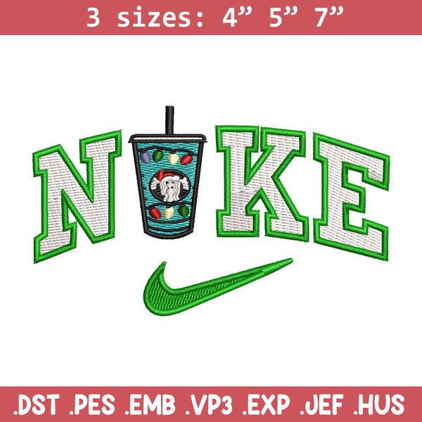 Cup green x nike embroidery design, Cup embroidery, Nike design, Embroidery shirt, Embroidery file, Digital download.jpg