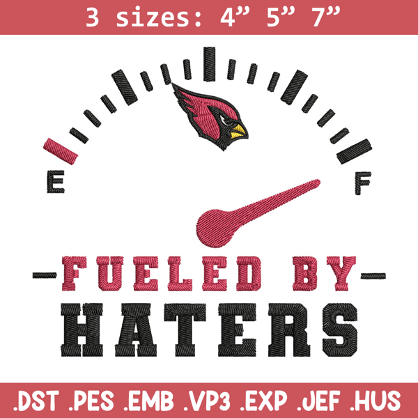 Fueled By Haters Arizona Cardinals embroidery design, Arizona Cardinals embroidery, NFL embroidery, sport embroidery..jpg