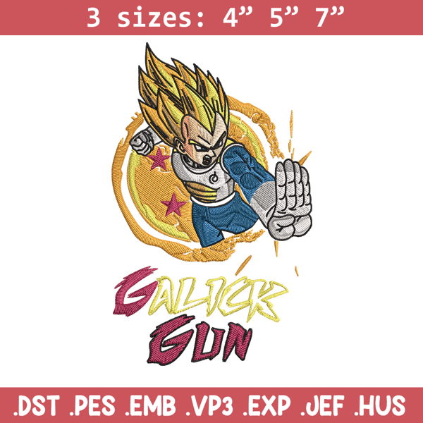 Galick gun Embroidery Design, Dragonball Embroidery, Embroidery File, Anime Embroidery, Anime shirt, Digital download..jpg