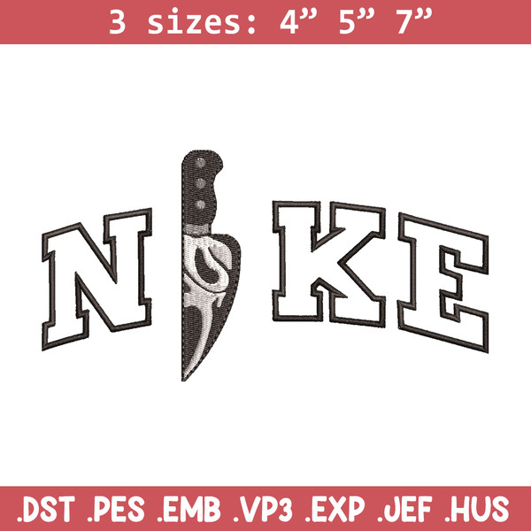 Ghostface knife embroidery design, Ghostface knife embroidery, Nike design, Logo shirt, logo shirt, digital download.jpg