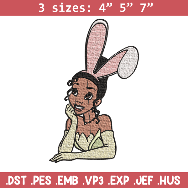 Girl bunny Embroidery design, Girl bunny Embroidery, Cartoon design, Embroidery File, logo shirt, Digital download..jpg