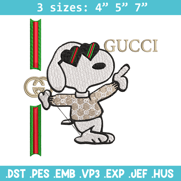 Dog gucci Embroidery Design, Gucci Embroidery, Embroidery File, Logo shirt, Sport Embroidery, Digital download..jpg