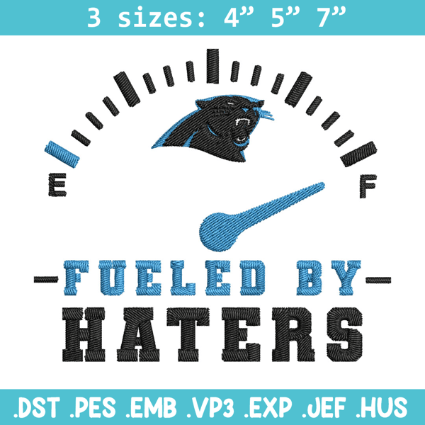 Fueled By Haters Carolina Panthers embroidery design, Carolina Panthers embroidery, NFL embroidery, sport embroidery..jpg