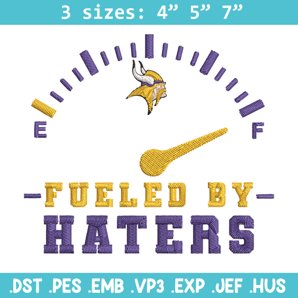Fueled By Haters Minnesota Vikings embroidery design, Minnesota Vikings embroidery, NFL embroidery, sport embroidery..jpg