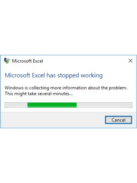 Excel has stopped working  .png