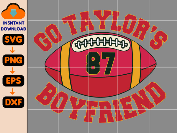 Go Taylor's Boyfriend Svg, In My Chiefs Era Svg, Travis and Taylor, Retro In My Chiefs Era Shirt Design Svg.jpg