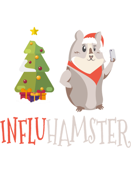 Cute Mountain Guinea Pig Hamster Influencer InfluHamster Long Sleeve .png
