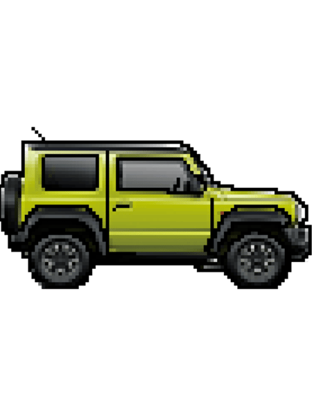 Suzuki Jimny Pixel Art Image  .png