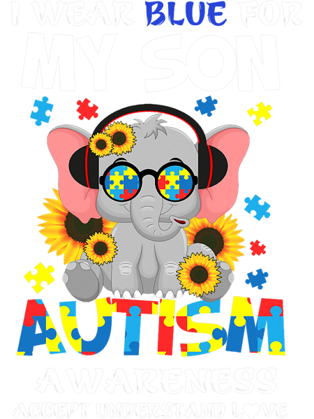 Autistic MomI Wear Blue For My Son.png