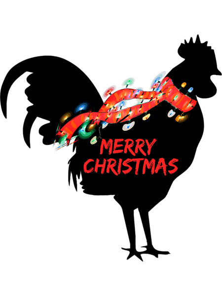 Chicken Christmas Merry Christmas Chicken.png