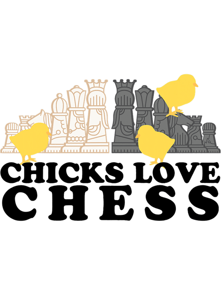 Funny Easter Shirt for Chess Lover Chicks Love Chess Graphic.png