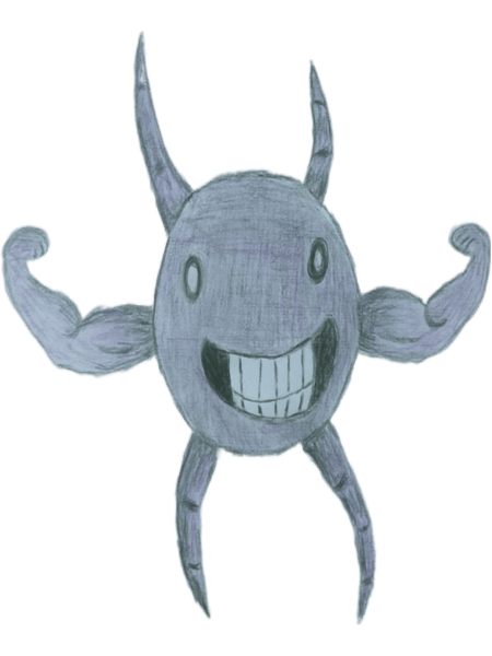 Roblox doors game monster Screech [hand drawing].png