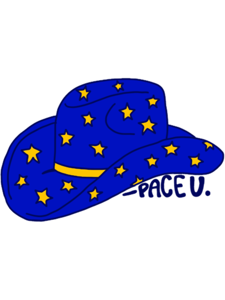 Pace University cowgirl hat.png