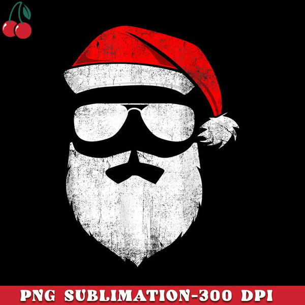 CR151223165-Funny Santa Claus Face Sunglasses with Hat Beard Christmas PNG Download.jpg