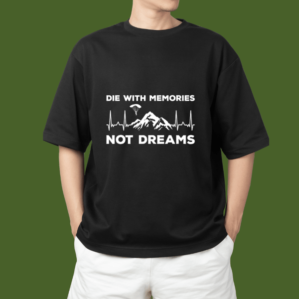 Skydiving Gift Die With Memories Not Dreams Paragliding Paraglider Skydive.png