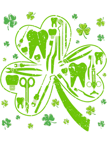 Dental Vintage Dentist Patricks Day Irish Jobs Lover Saint Paddys Tooth.png