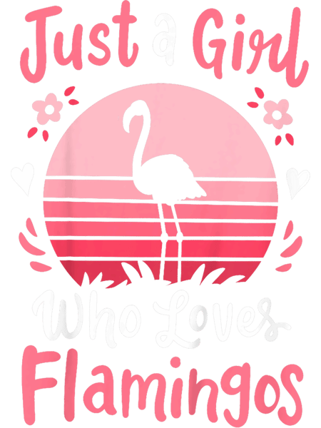 Kids Flamingo Just a Girl Who Loves Flamingos.png