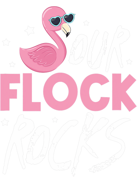 Our Flock Rocks Flamingo Pink Bird.png