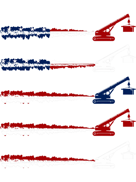 Vintage Group Crane Trucks 4th Of July American Flag Driver.png