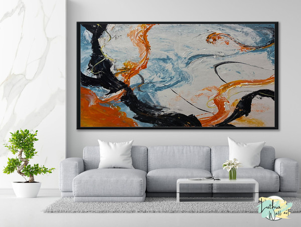 Modern Abstract Painting Extra large Acrylic Painting On Canvas original Art, Bed Abstract Art At Home Gym Decor, Home Decor And Gifts.jpg