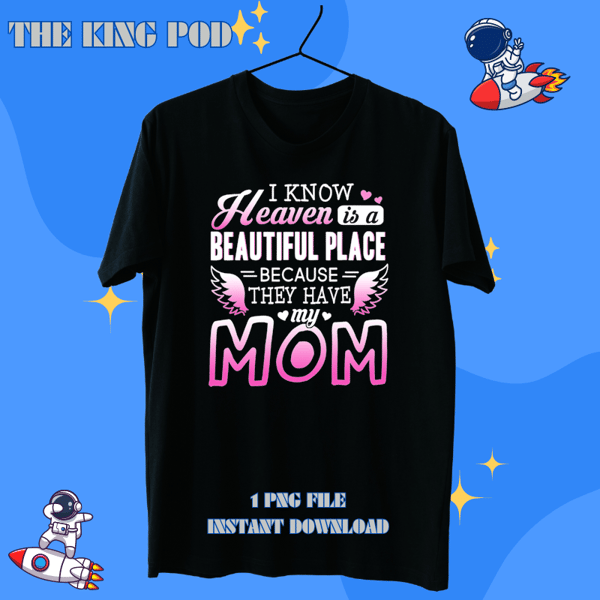 Mom My Angels Shirt 2In Memory Of Parents In Heaven.png