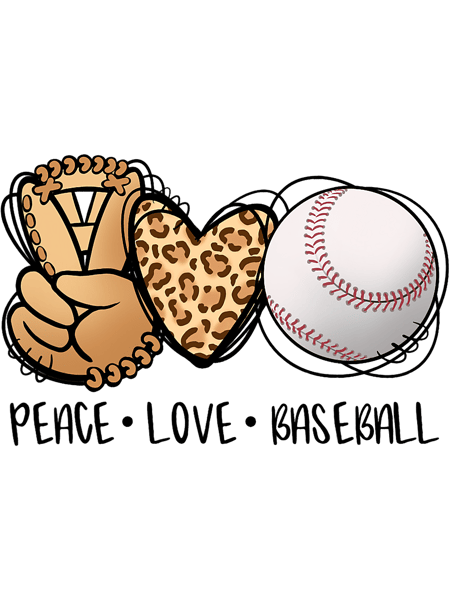 Peace Love Baseball Mom Leopard Print Cheetah Pattern.png