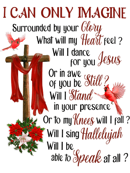 Floral Cross Red Cardinal God Imagine Christian Bible Verse.png