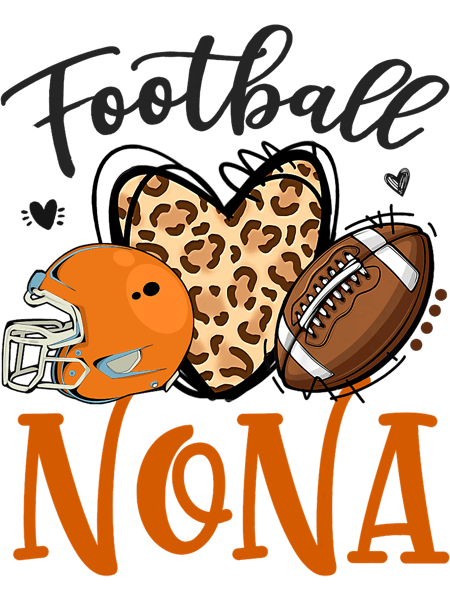 Football Nona Leopard Heart Football Lovers 1.png