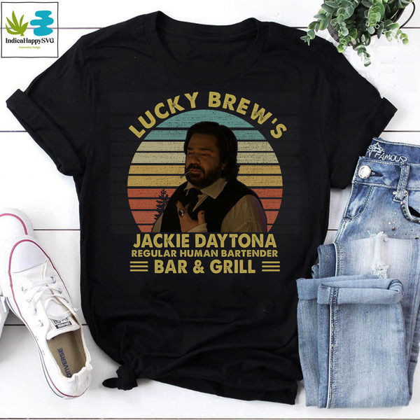 Lucky Brew's Bar And Grill Jackie Daytona Vintage T-Shirt, Halloween Shirt, What We Do In The Shadow Shirt, WWDITS Shirt, Laszlo Shirt.jpg