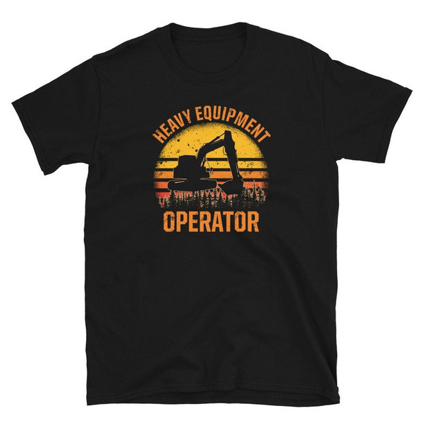 Retro Sunset Heavy Equipment Operator T-Shirt.jpg