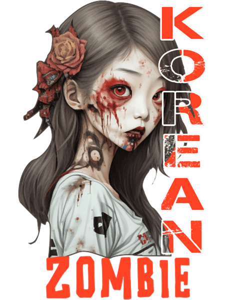 The Korean Zombie - Scary Korean girl zombie.png