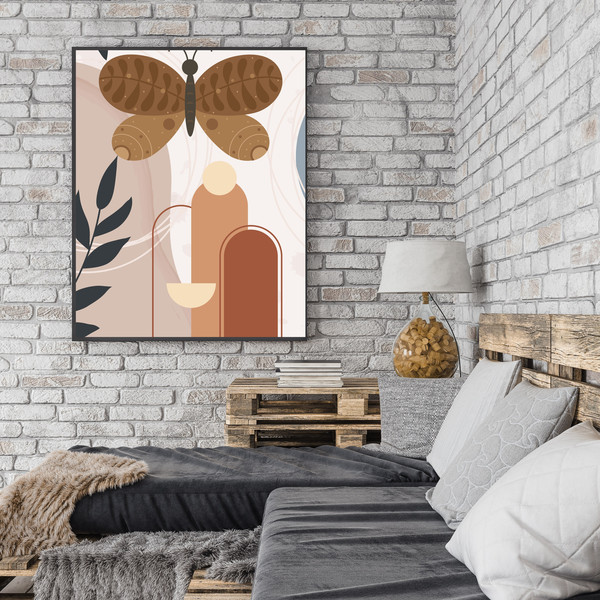 Boho wall art geometric design butterfly 2.jpg