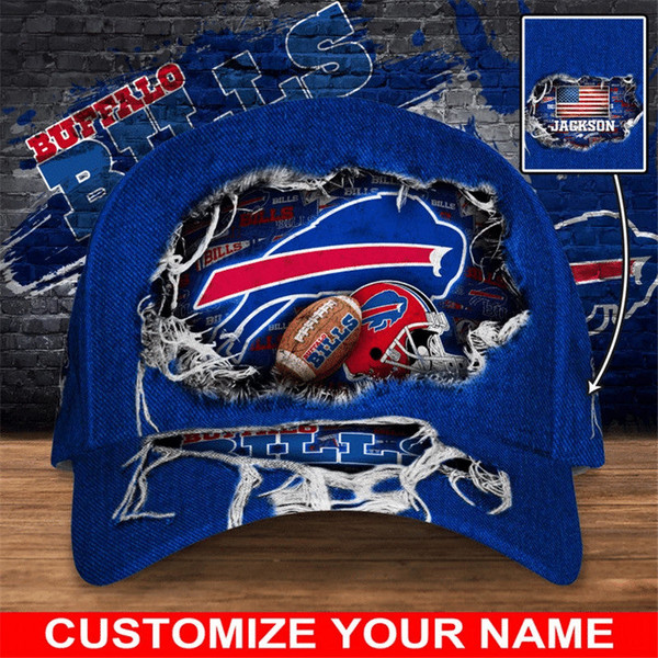 Buffalo Bills Flag Caps, NFL Buffalo Bills Caps for Fan