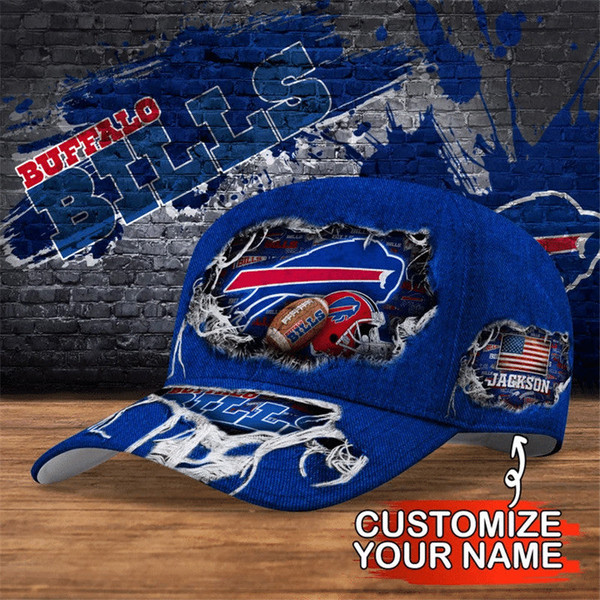 Buffalo Bills Flag Caps, NFL Buffalo Bills Caps for Fan