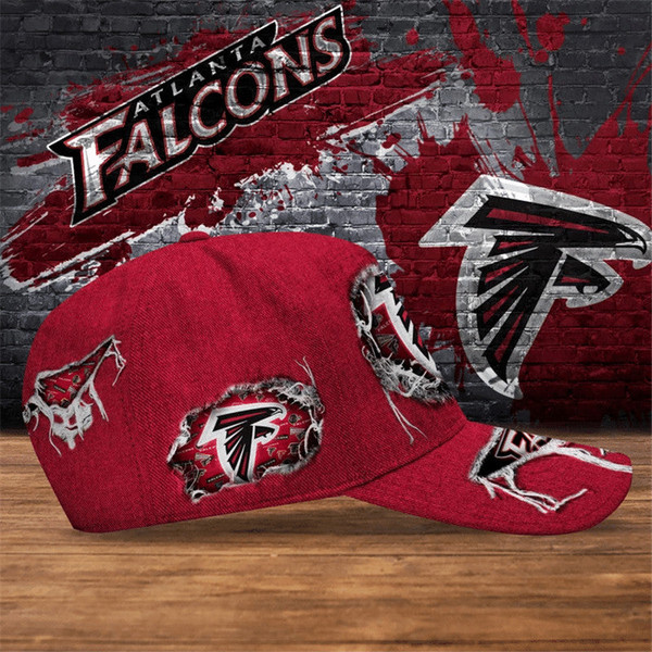 Atlanta Falcons Flag Caps, NFL Atlanta Falcons Caps for Fan