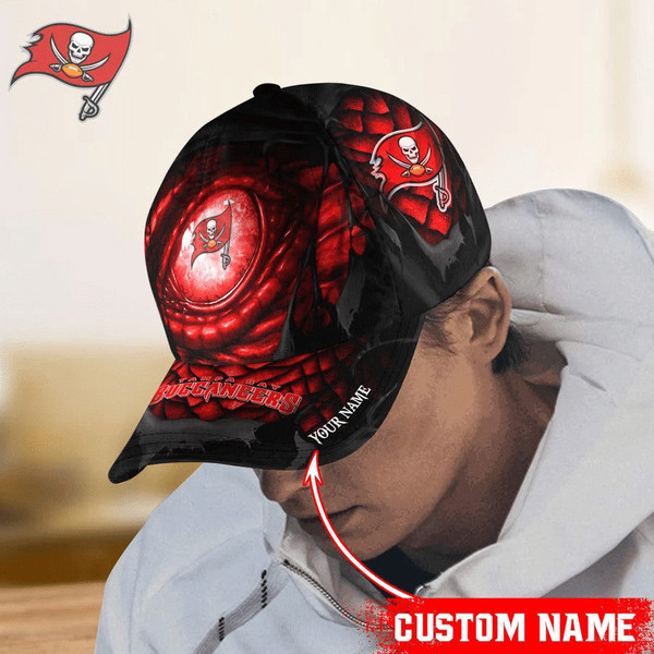 Tampa Bay Buccaneers Dragon's Eye Caps, NFL Tampa Bay Buccaneers Caps for Fan